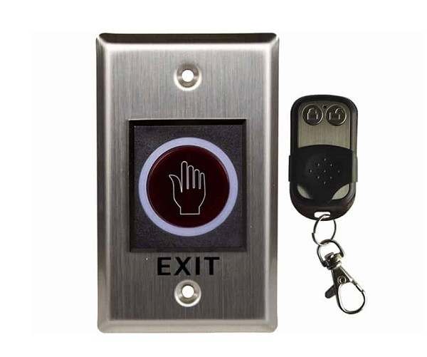 Nút nhấn Exit inox không chạm kèm điều khiển từ xa TLEB-RSeries TLEB101-R, TLEB102-R